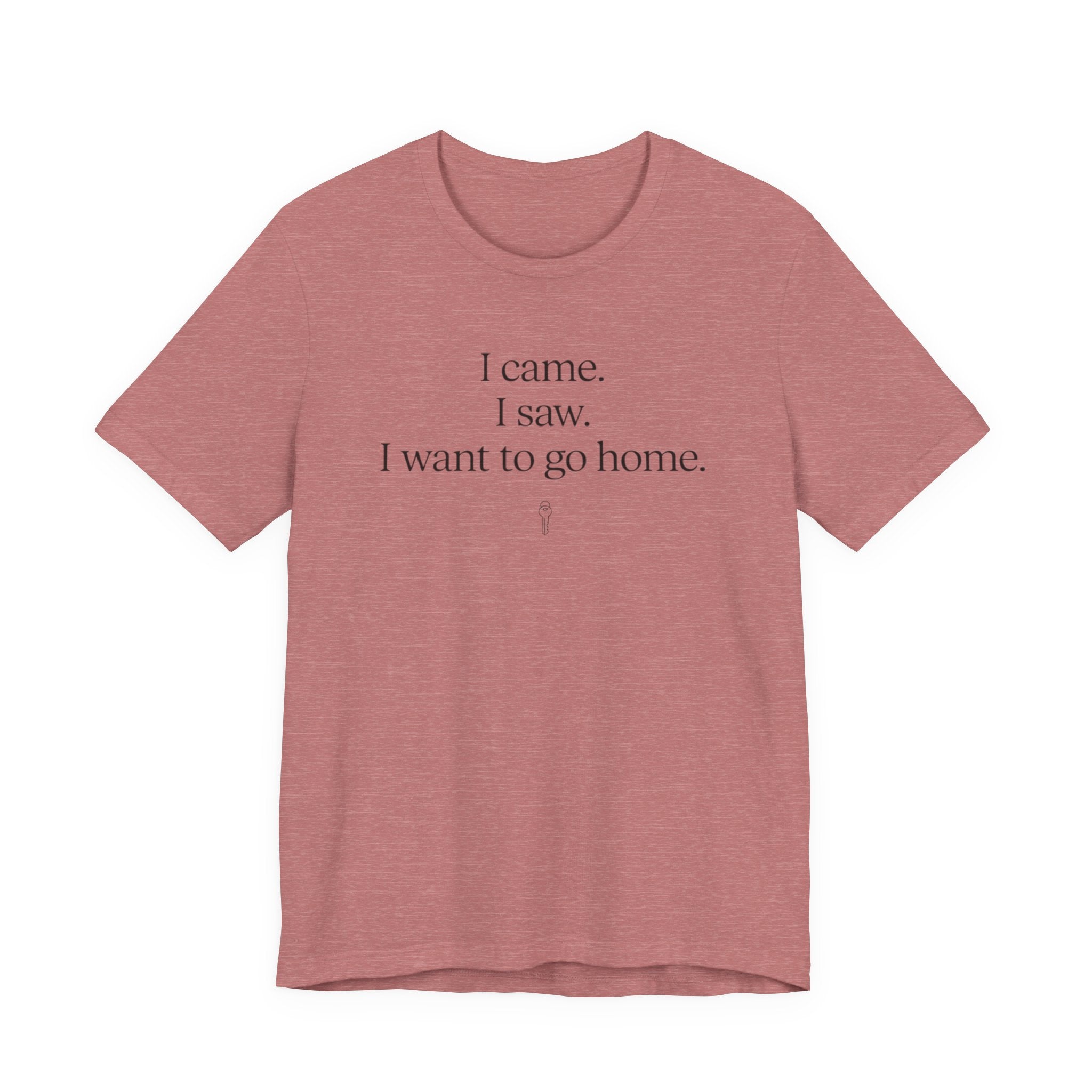 I Came. I Saw. I Want To Go Home. — Funny Introvert Humor Tee | Bella Canvas Unisex