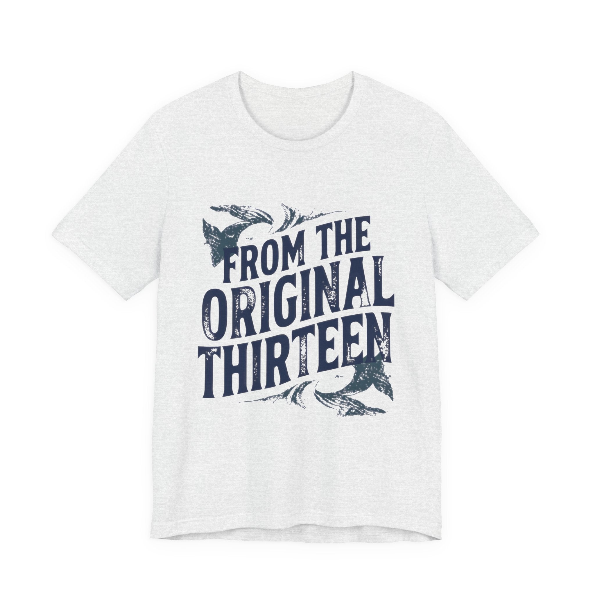 Ash t-shirt with 'From the Original Thirteen' text and graphic 