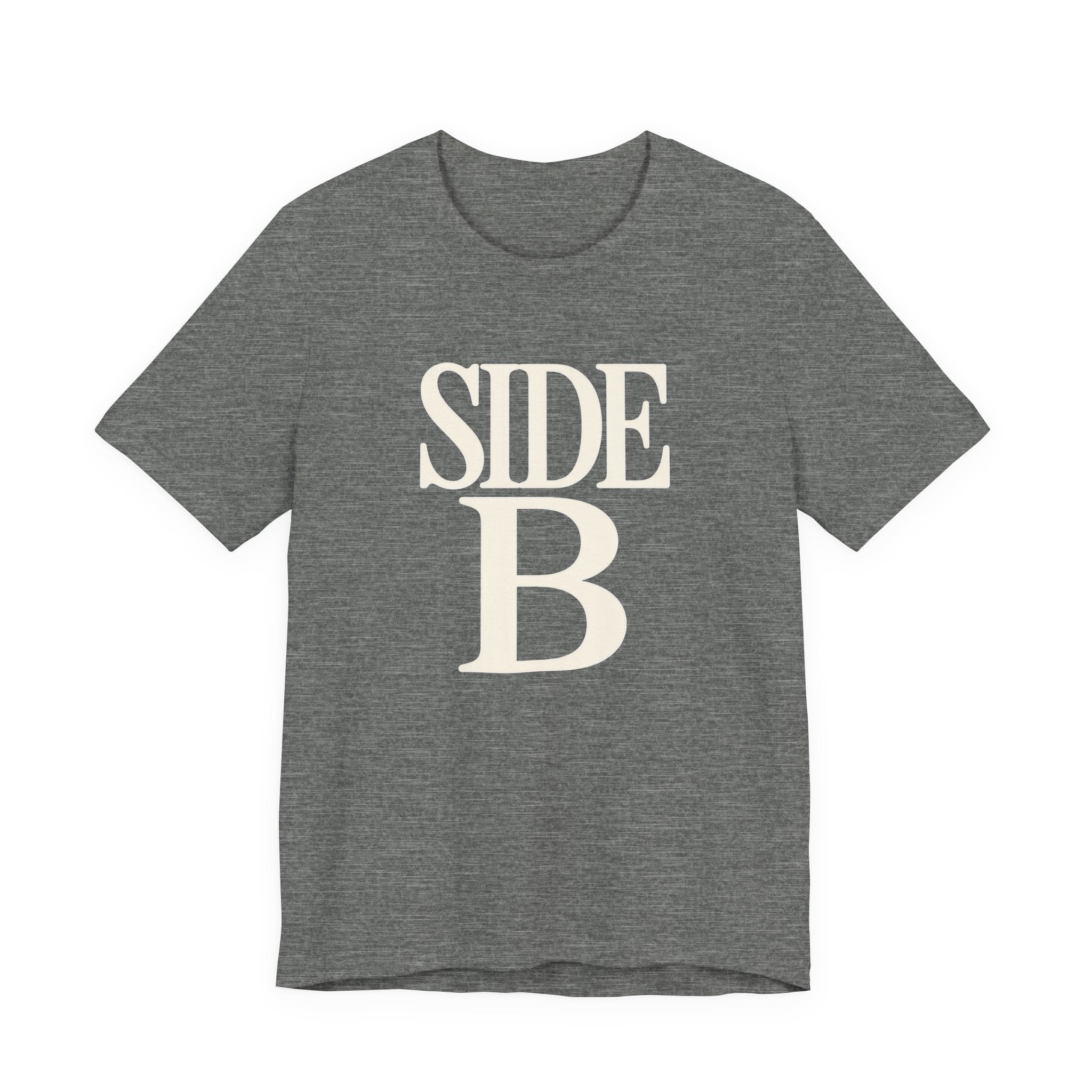 Side B Shirt | Vinyl Record Tee | Record Collector Gift | Bella Canvas Unisex