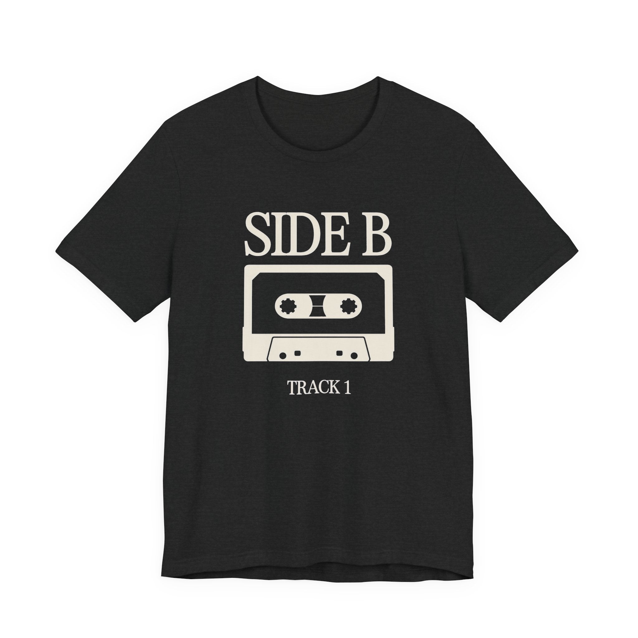Side B | Vinyl Record Shirt | Retro Music Tee | Bella Canvas Unisex