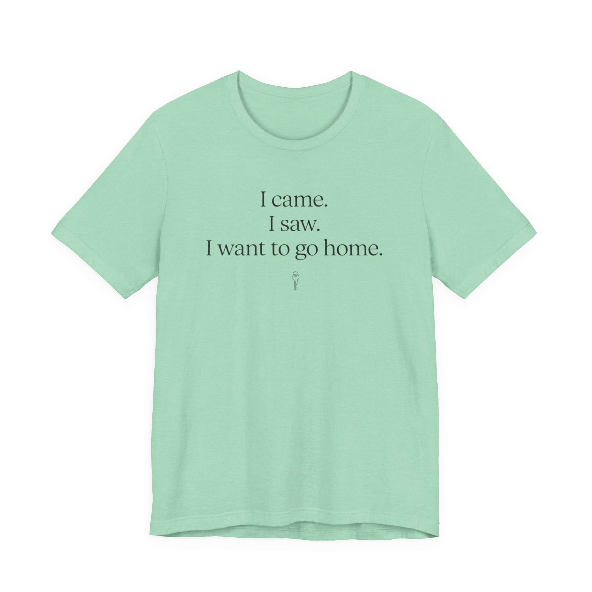 I Came. I Saw. I Want To Go Home. — Funny Introvert Humor Tee | Bella Canvas Unisex