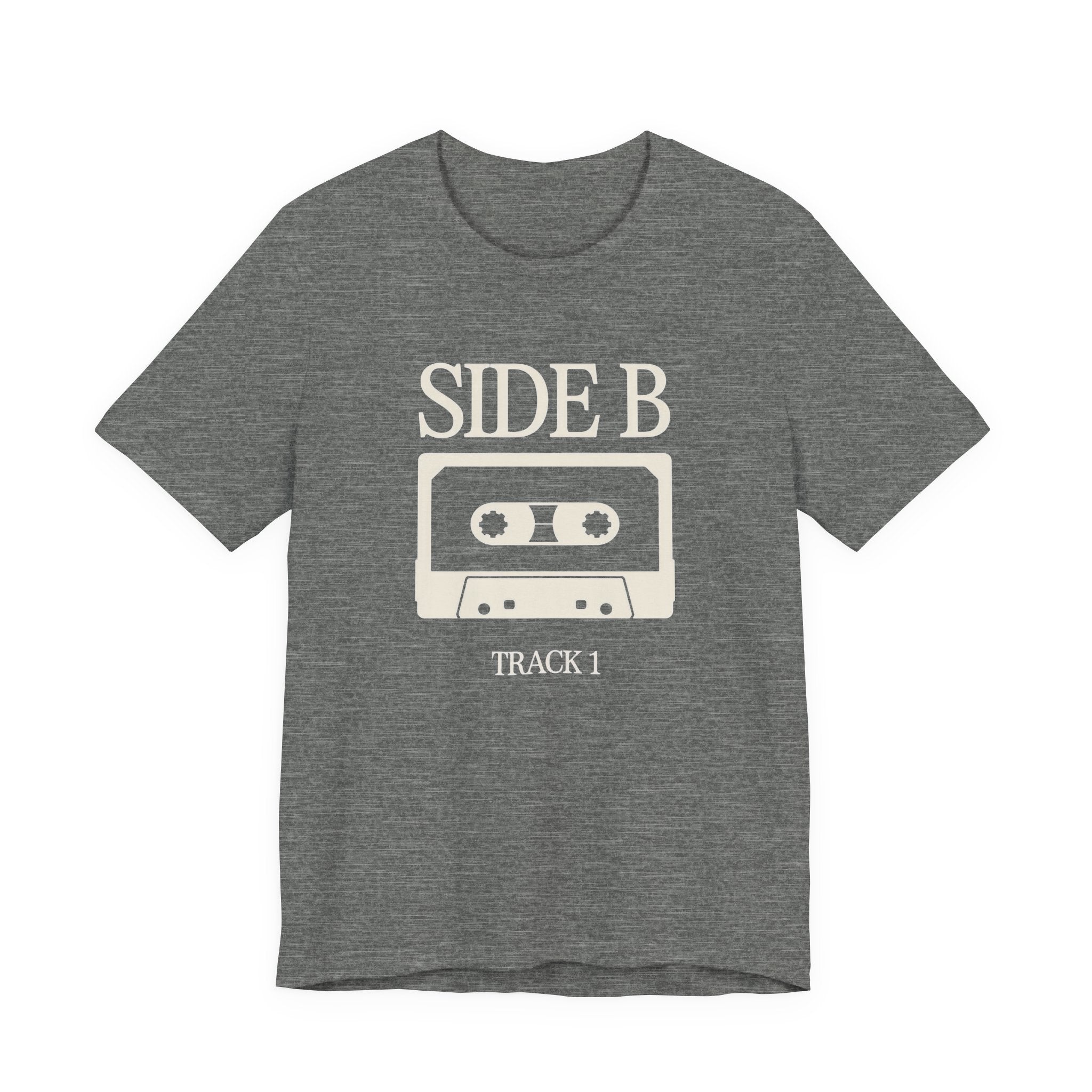Side B | Vinyl Record Shirt | Retro Music Tee | Bella Canvas Unisex