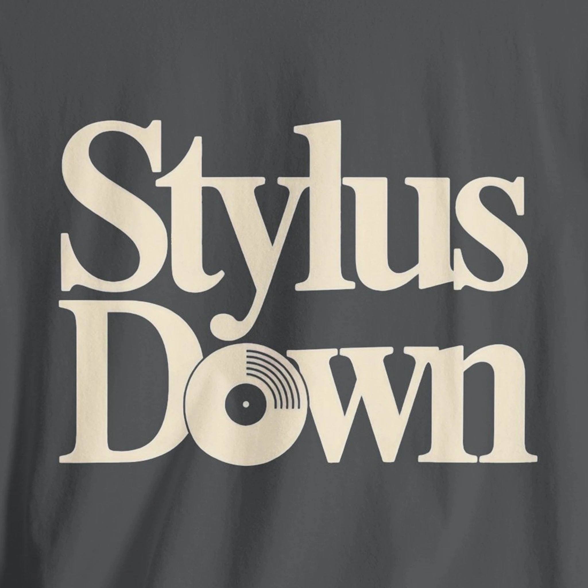 Text 'Stylus Down' on a dark background