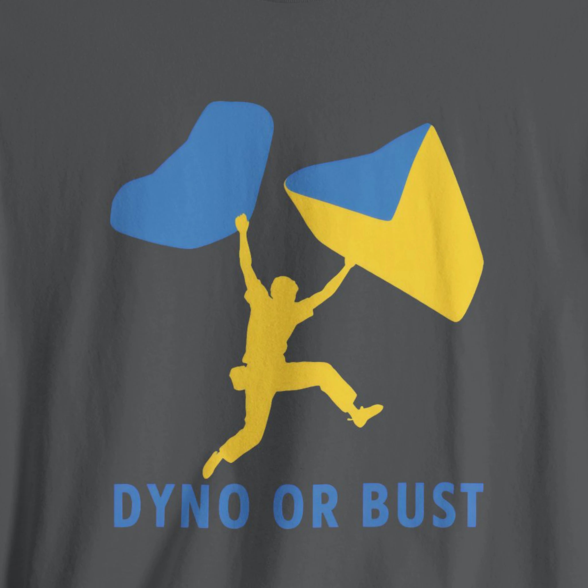 T-shirt with the text 'Dyno or Bust' on a dark background.