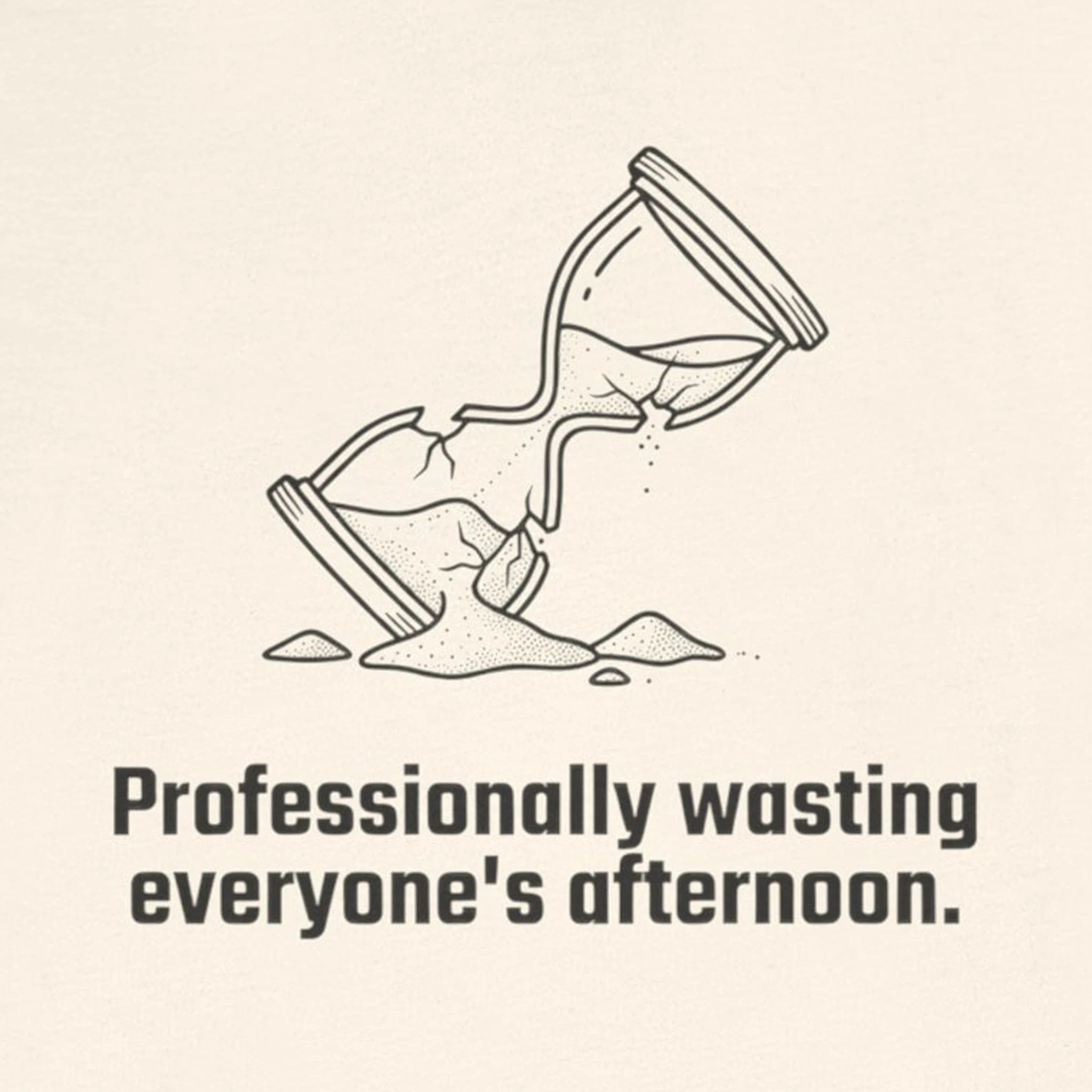 Professionally Wasting Everyone’s Afternoon — Funny Office Humor Tee | Bella Canvas Unisex