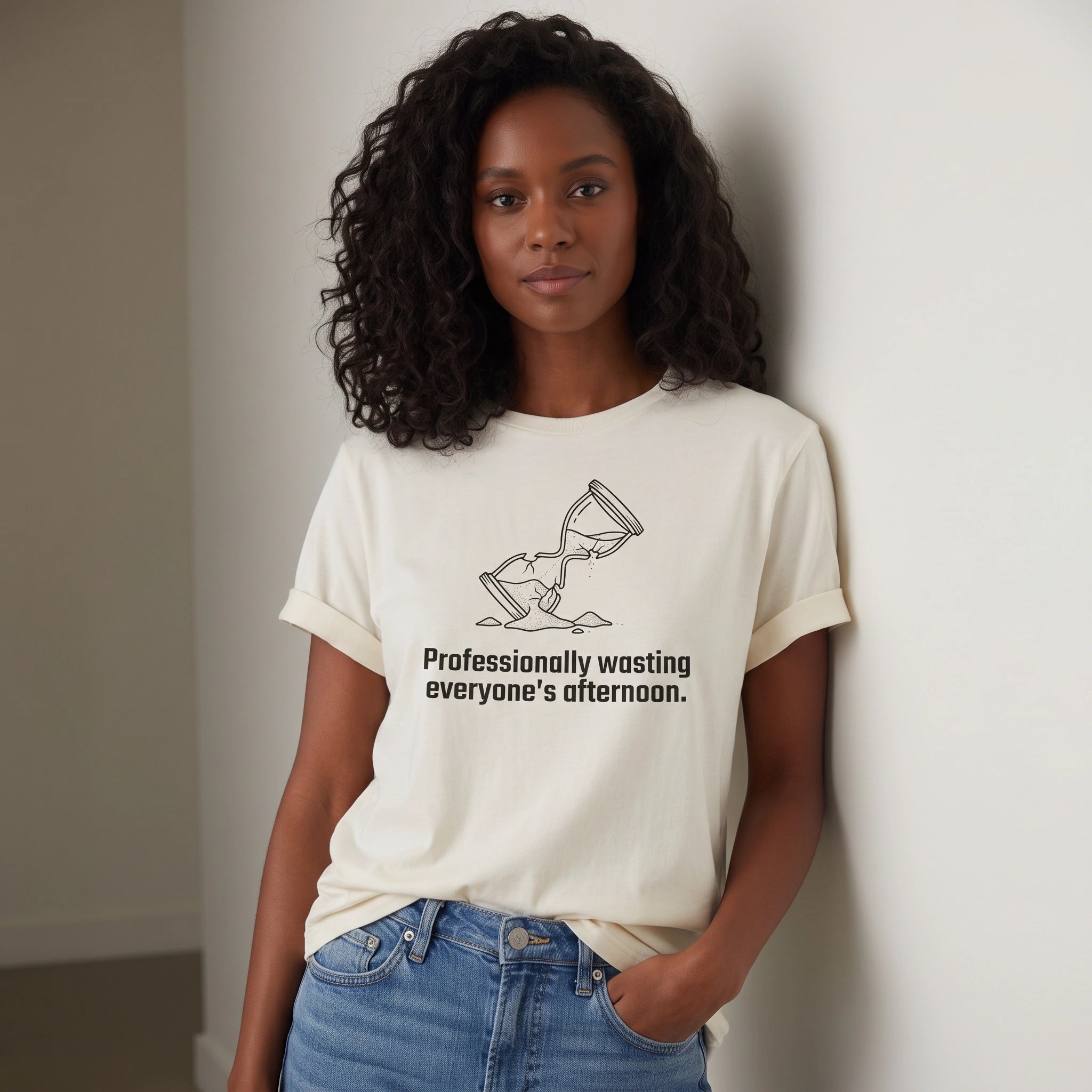 Professionally Wasting Everyone’s Afternoon — Funny Office Humor Tee | Bella Canvas Unisex