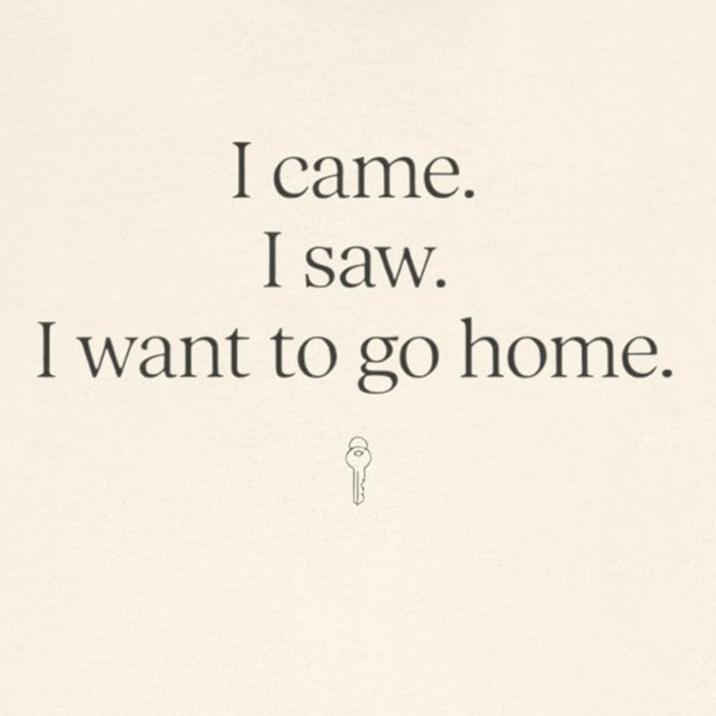 I Came. I Saw. I Want To Go Home. — Funny Introvert Humor Tee | Bella Canvas Unisex