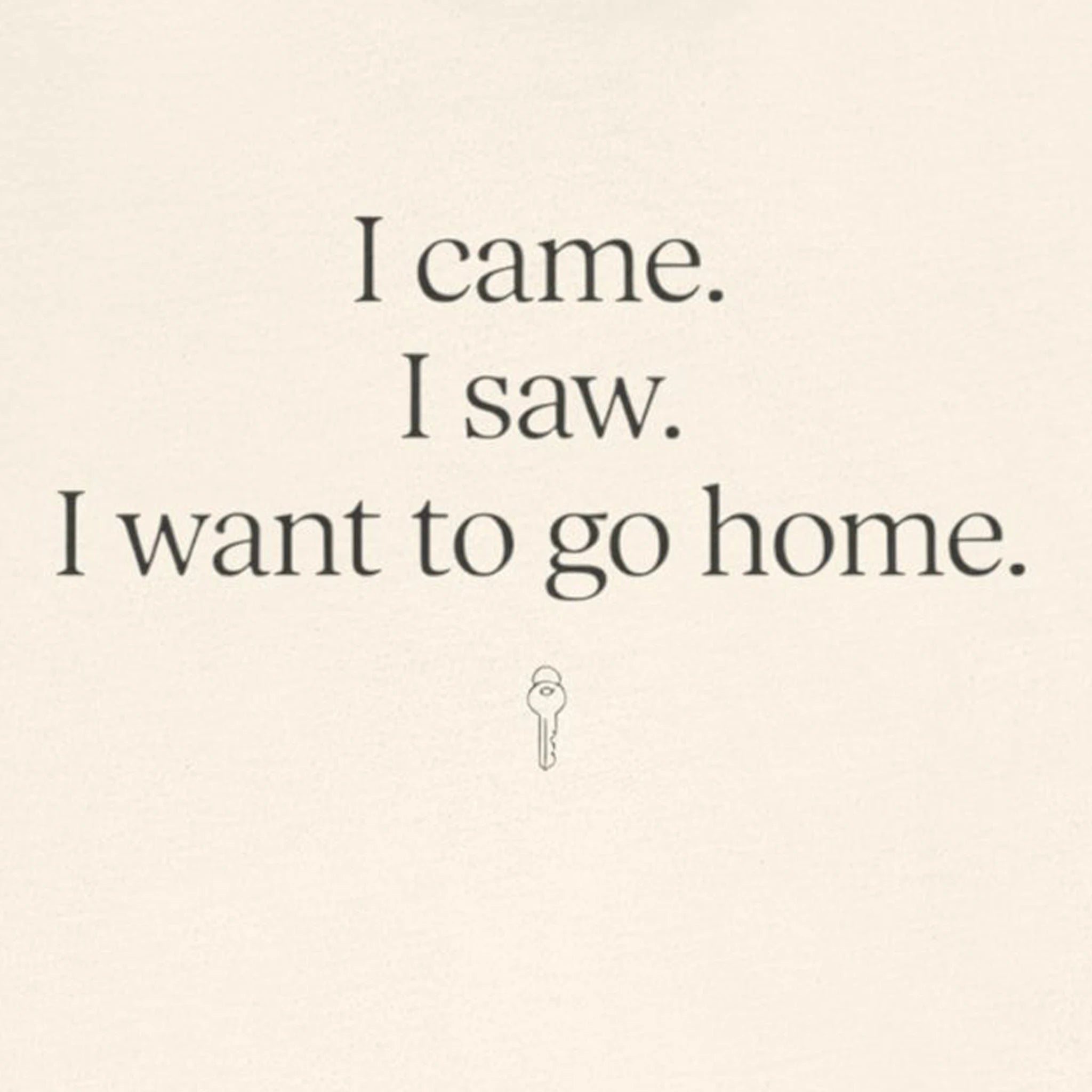 I Came. I Saw. I Want To Go Home. — Funny Introvert Humor Tee | Bella Canvas Unisex