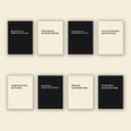Social Battery: Dead — 8 Dorm Room Wall Art Prints | Instant Download