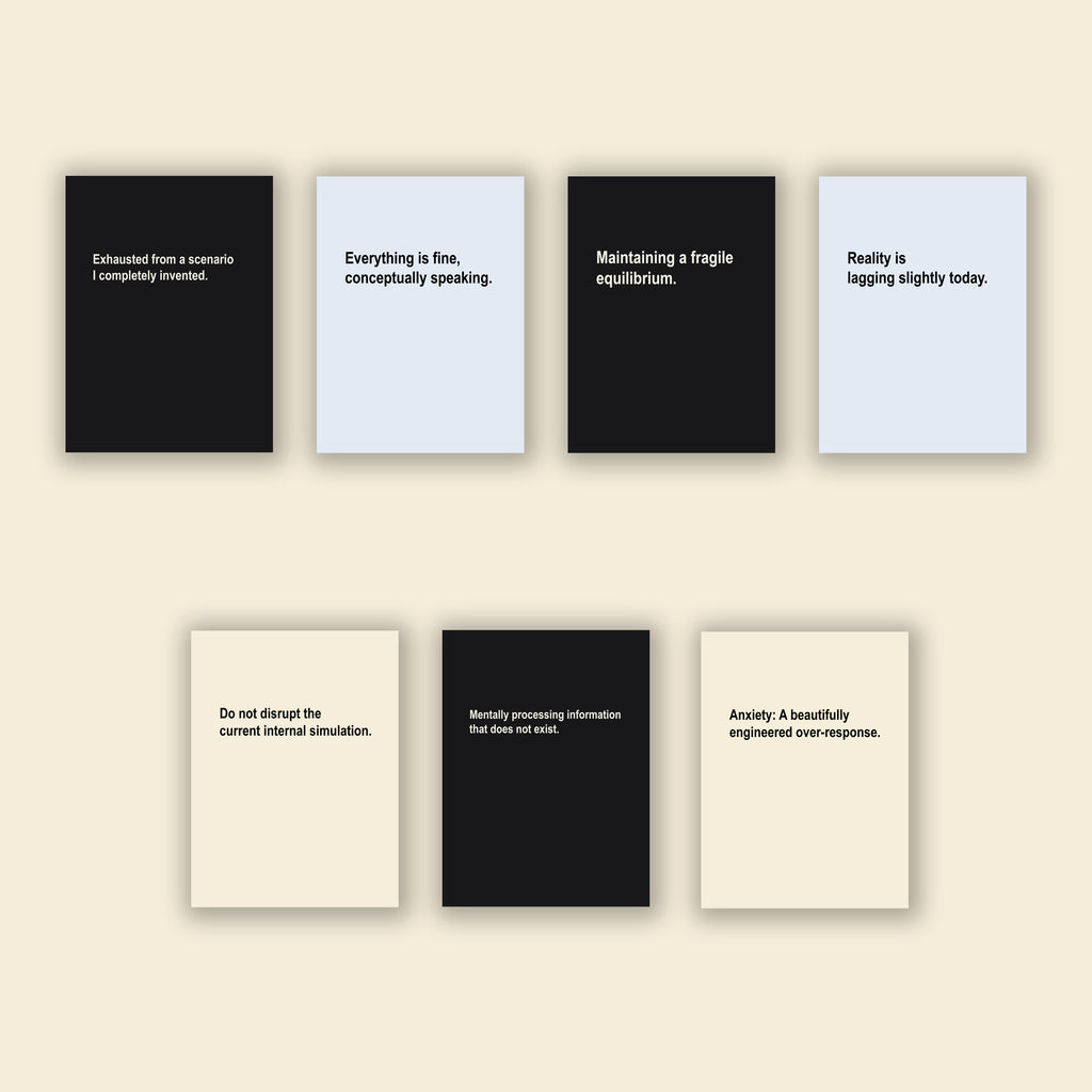 Overthinking Club — 7 Dorm Room Wall Art Prints | Instant Download
