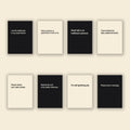 Do Not Perceive Me — 8 Dorm Room Wall Art Prints | Instant Download
