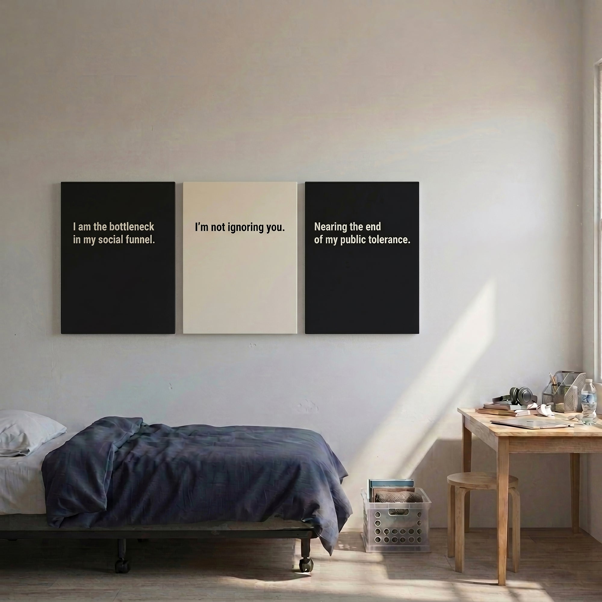 Do Not Perceive Me — 8 Dorm Room Wall Art Prints | Instant Download
