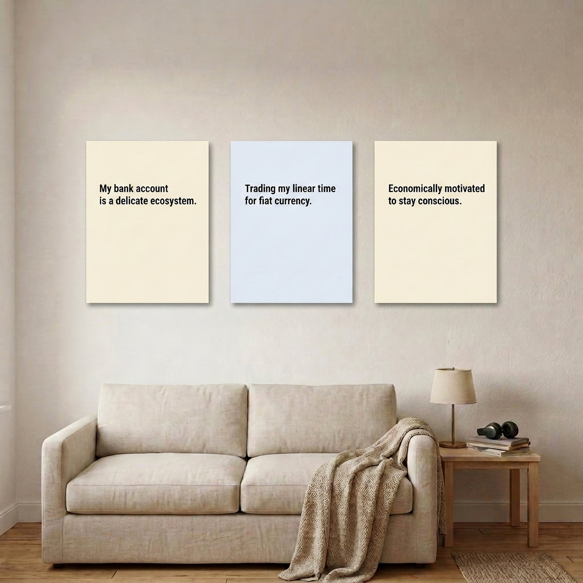 Broke But Coping — 7 Apartment Wall Art Prints | Instant Download