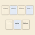 Performance Review Season — 7 Dorm Room Wall Art Prints | Instant Download