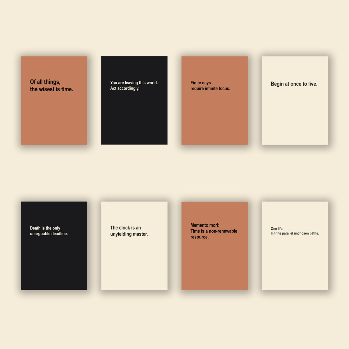 Memento Mori — 8 Dorm Room Wall Art Prints | Instant Download