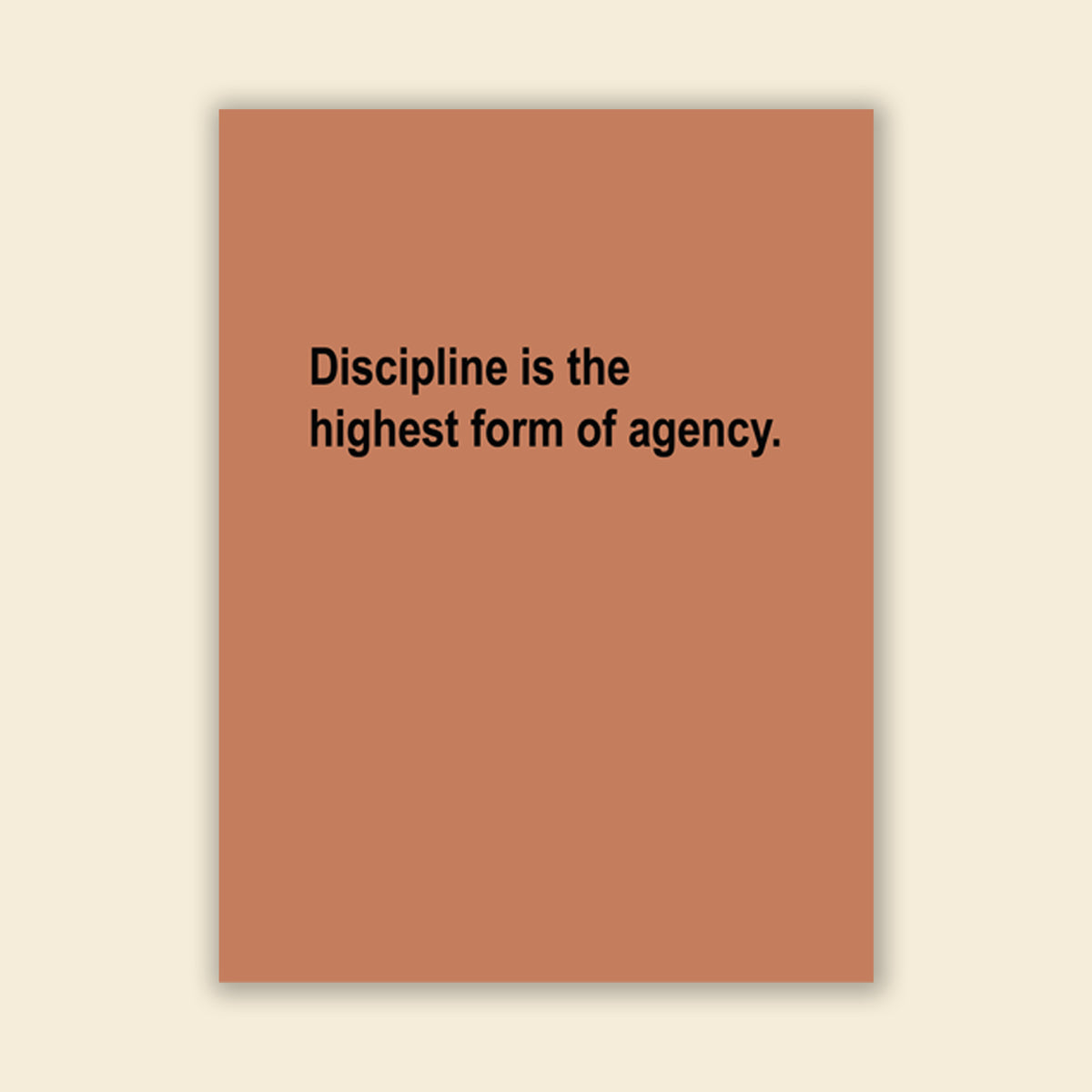 Discipline Over Motivation — 8 Office Wall Art Prints | Instant Download