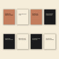 Discipline Over Motivation — 8 Office Wall Art Prints | Instant Download