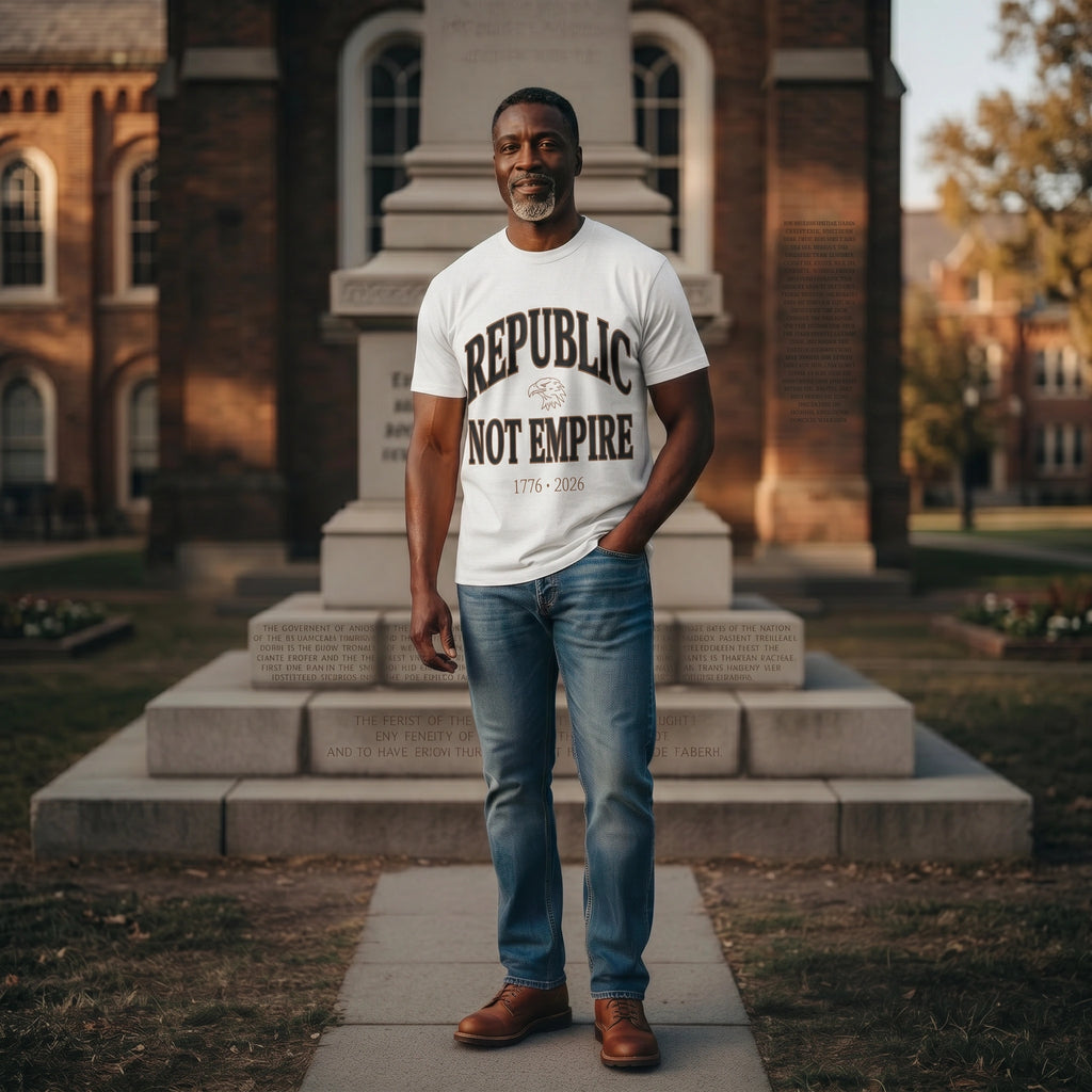 Republic Not Empire Tee | American History Graphic Shirt | Civics Gift | Bella Canvas Unisex