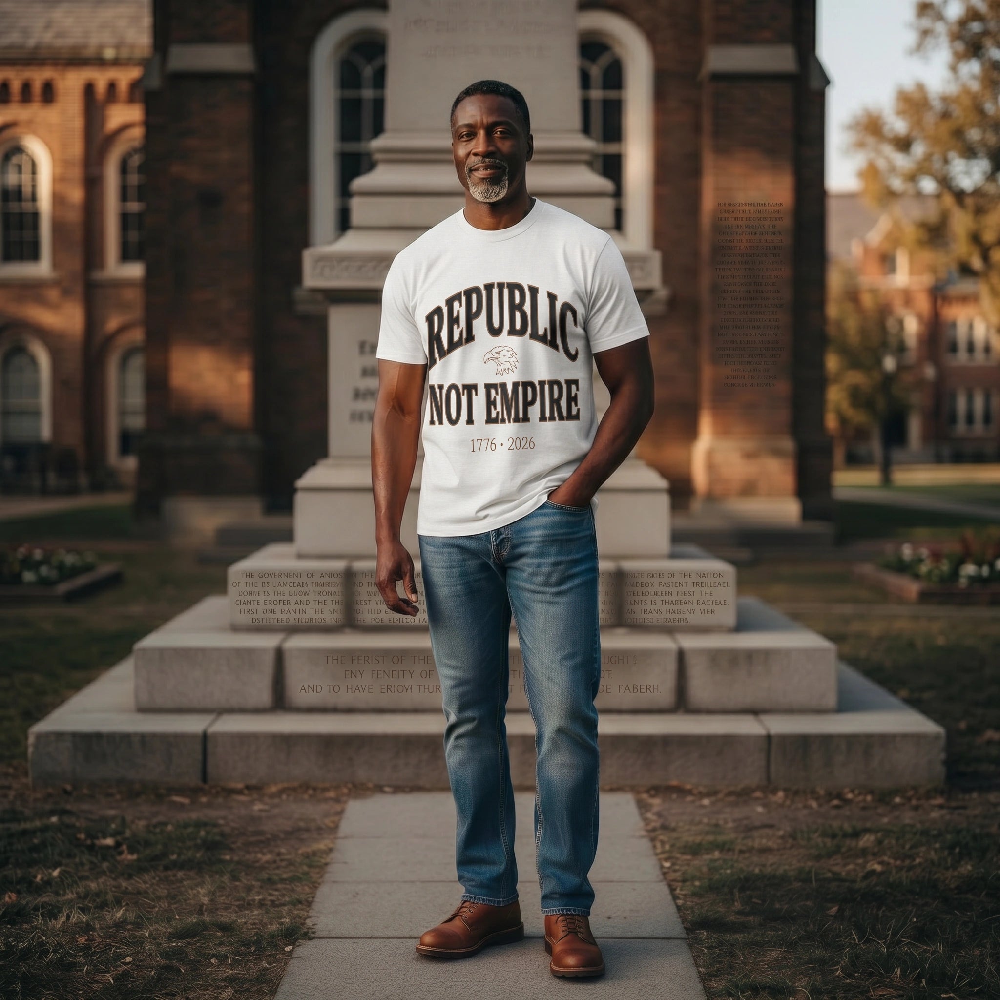 Republic Not Empire Tee | American History Graphic Shirt | Civics Gift | Bella Canvas Unisex